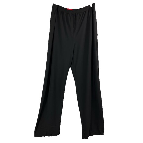 Sz 3 Nwt $550 Shamask Black 100% Silk Pants Light - Medium - Picture 1 of 4